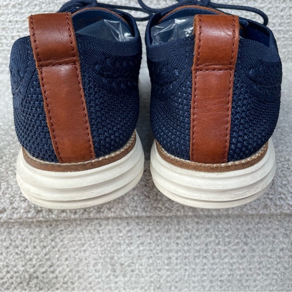 Cole Haan Original Grand Men’s Wingtip Lightweight Blue Fabric Casual Size 10 main image 8